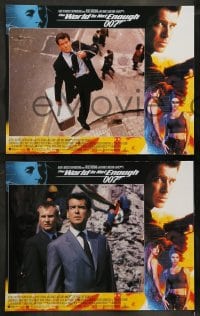 9r006 WORLD IS NOT ENOUGH 12 LCs 1999 Pierce Brosnan as James Bond, Denise Richards, Sophie Marceau!