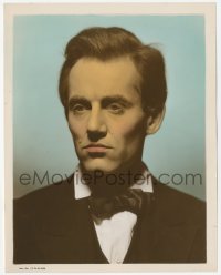 9s011 YOUNG MR. LINCOLN Color-Glos 8x10.25 still 1939 great portrait of Henry Fonda in Abe costume!