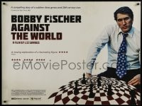 9t050 BOBBY FISCHER AGAINST THE WORLD British quad 2011 legendary chess player!