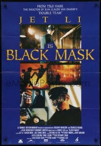 9t059 BLACK MASK Lebanese 1996 close-up of Jet Li in mask, science fiction kung fu!