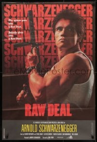 9t064 RAW DEAL Lebanese 1986 Arnold Schwarzenegger w/ wild hair style not seen in the film!