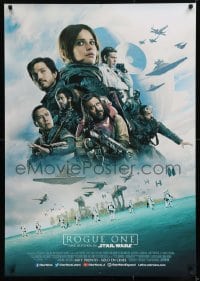 9t025 ROGUE ONE advance DS Latin American 2016 Star Wars Story, Felicity Jones, top cast montage!