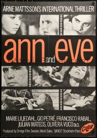 9t040 ANN & EVE export Swedish 1970 Gio Petre, Marie Liljedahl, you haven't seen it all, b/w style