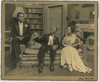9x065 FAY COMPTON stage play 10x12.5 still 1920s appearing on stage with two men on couch!