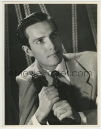 9x092 HURD HATFIELD deluxe 10x13 still 1945 portrait of one of Hollywood's new & most talented!