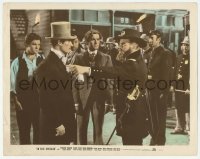 9x094 IN OLD CHICAGO color-glos 11x14 still 1938 Tyrone Power between Don Ameche & Sidney Blackmer!