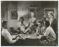 9x119 LET'S MAKE IT LEGAL 10.5x13.25 still 1951 sexy Marilyn Monroe interrupts Carey in poker game!