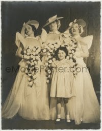 9x143 MARION DAVIES/DORIS DUKE deluxe 10.25x13.25 still 1937 together in wedding photo by Manatt!