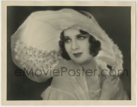 9x148 MARY BRIAN deluxe 11x14 still 1920s close portrait with great hat by Eugene Robert Richee!