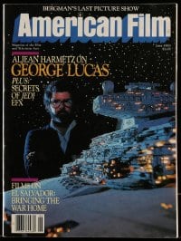 9x324 AMERICAN FILM magazine June 1983 George Lucas, Secrets of Jedi EFX, Star Wars!