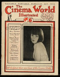 9x291 CINEMA WORLD ILLUSTRATED vol 1 no 1 English magazine May 1927 cover portrait of Colleen Moore!