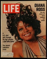9x355 LIFE MAGAZINE magazine December 8, 1972 Diana Ross shows off her husband, home & babies!