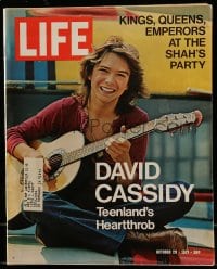 9x352 LIFE MAGAZINE magazine October 29, 1971 David Cassidy, Teenland's Heartthrob!