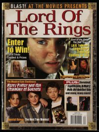 9x356 LORD OF THE RINGS: THE TWO TOWERS magazine Winter 2002 special issue of Blast at the Movies!