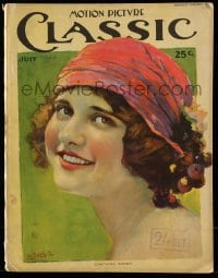 9x393 MOTION PICTURE CLASSIC magazine July 1920 cover art of Constance Binney by Leo Sielke Jr.!