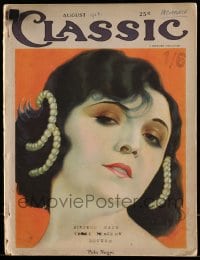 9x397 MOTION PICTURE CLASSIC magazine August 1923 great cover art of Pola Negri by Ehler Dahl!