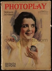 9x419 PHOTOPLAY magazine February 1918 pastral portrait art of Alma Rubens on the cover!