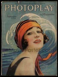 9x430 PHOTOPLAY magazine September 1919 great cover art of Mary Thurman by C. Allan Gilbert!