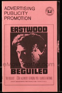 9x547 BEGUILED pressbook 1971 Clint Eastwood & Geraldine Page, directed by Don Siegel!