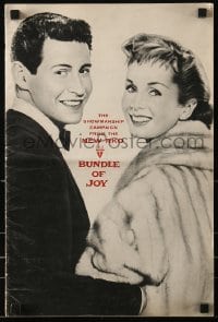 9x576 BUNDLE OF JOY pressbook 1957 romantic images of Debbie Reynolds & Eddie Fisher!