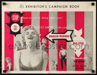 9x580 BUS STOP pressbook 1956 great images of sexy Marilyn Monroe & cowboy Don Murray!