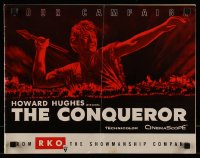 9x605 CONQUEROR pressbook 1959 barbarian John Wayne, Susan Hayward, directed by Howard Hughes!