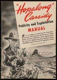 9x701 HOPALONG CASSIDY pressbook 1940s stock publicity & exploitation manual!