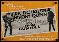 9x754 LAST TRAIN FROM GUN HILL pressbook 1959 Kirk Douglas, Anthony Quinn, directed by John Sturges!