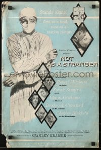9x811 NOT AS A STRANGER pressbook 1955 doctor Robert Mitchum, Olivia De Havilland, Frank Sinatra