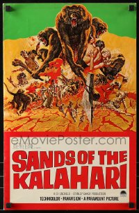 9x871 SANDS OF THE KALAHARI pressbook 1965 the strangest adventure the eyes of man have ever seen!