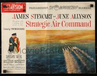 9x911 STRATEGIC AIR COMMAND pressbook 1955 pilot James Stewart, June Allyson, cool airplane art!