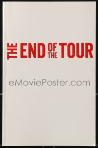 9x229 END OF THE TOUR For Your Consideration 5.5x8.5 script 2014 screenplay by Donald Margulies!
