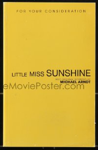 9x254 LITTLE MISS SUNSHINE For Your Consideration 5.5x8.5 script 2005 screenplay by Michael Arndt!