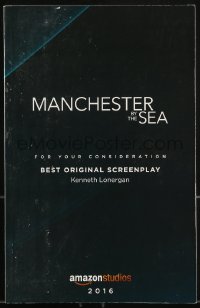 9x258 MANCHESTER BY THE SEA For Your Consideration 5.5x8.5 script 2016 screenplay by Kenneth Lonergan