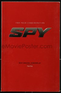 9x275 SPY For Your Consideration 5.5x8.5 script 2015 screenplay by director Paul Feig!