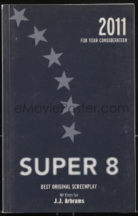 9x277 SUPER 8 For Your Consideration 5.5x8.5 script December 16, 2010, screenplay by J.J. Abrams!