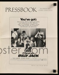 9x555 BILLY JACK pressbook 1971 Tom Laughlin, Delores Taylor, most unusual boxoffice success ever!