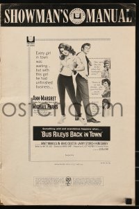 9x579 BUS RILEY'S BACK IN TOWN pressbook 1965 scandalous things happen when Ann-Margret's around!