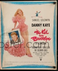 9x736 KID FROM BROOKLYN pressbook 1946 art of Danny Kaye, sexy Virginia Mayo & Vera-Ellen!