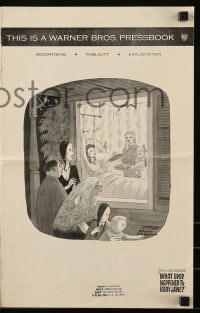 9x976 WHAT EVER HAPPENED TO BABY JANE? pressbook 1962 Bette Davis, Joan Crawford, Addams art!