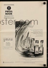 9x988 WORLD, THE FLESH & THE DEVIL pressbook 1959 Inger Stevens, Harry Belafonte & Mel Ferrer!