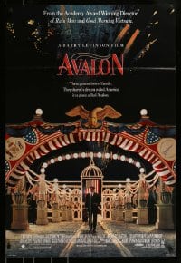 9y055 AVALON int'l 1sh 1990 directed by Barry Levinson, Armin Mueller-Stahl & Elizabeth Perkins!