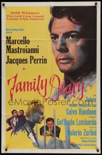 9y286 FAMILY DIARY style B 1sh 1963 Cronaca Familiare, Valerio Zurlini, Marcello Mastroianni!