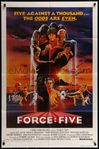 9y316 FORCE: FIVE int'l 1sh 1981 Benny 'The Jet' Urquidez, 5 against 1,000, the odds are even!