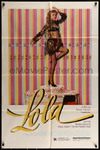 9y520 LOLA 1sh 1982 directed by Rainer Werner Fassbinder, sexy Barbara Sukowa in lingerie!