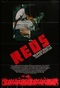 9y709 REDS English 1sh 1981 Warren Beatty as John Reed & Diane Keaton in Russia!