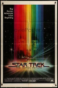 9y803 STAR TREK 1sh 1979 Shatner, Nimoy, Khambatta and Enterprise by Peak!