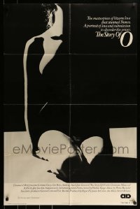 9y819 STORY OF O 1sh 1976 Histoire d'O, Udo Kier, x-rated, sexy silhouette image!