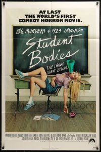 9y826 STUDENT BODIES 1sh 1981 sex kills, gruesome Morgan Kane high school horror art!