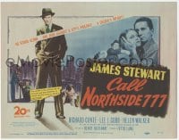 9z121 CALL NORTHSIDE 777 TC 1948 James Stewart stood alone against Chicago's violence, film noir!